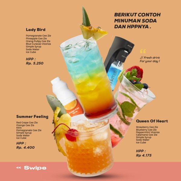 Soda dan Sparkling Water Resep Menu Minuman Soda PT MGI