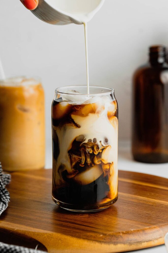 Cold Brew With Milk or Cream - Homemade Vanilla Sweet Cream Cold Brew