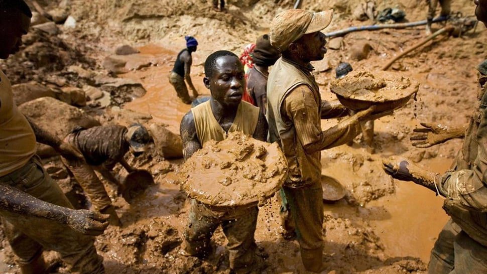 Kongo - Tambang emas Kongo. REUTERS - Finbarr O'Reilly