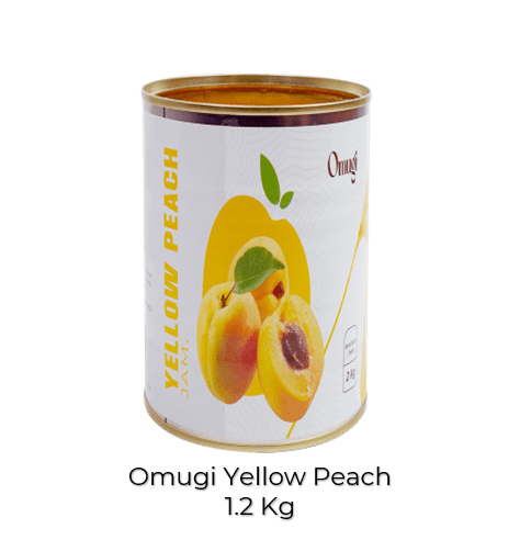 OMUGI Fruit Jam Yellow Peach1.2 Kg