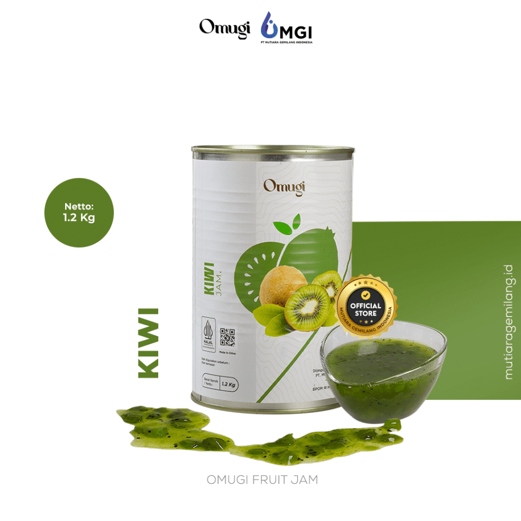 OMUGI Fruit Jam Kiwi 1.2 Kg