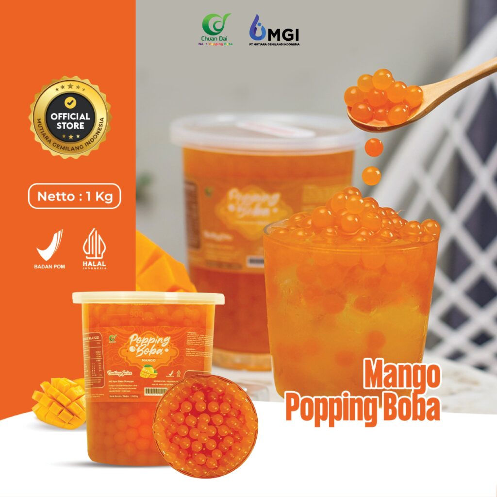 Chuan Dai Popping Boba Mango 1 Kg