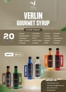 Read more about the article Verlin Gourmet Syrup, 20 Sirup Aneka Rasa Dari PT MGI