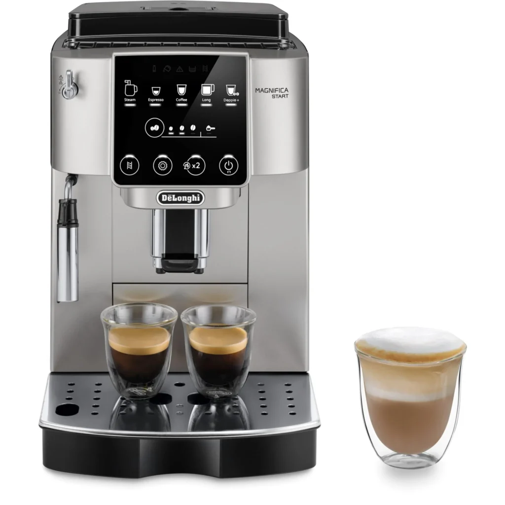 Mesin Kopi Otomatis - De'Longhi Magnifica Start Fully Automatic Coffee Machine (Silver) - jbhifi.com.au