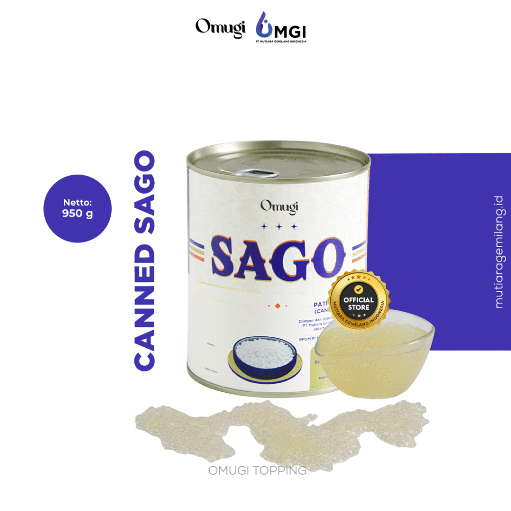 Omugi Topping Canned Sago