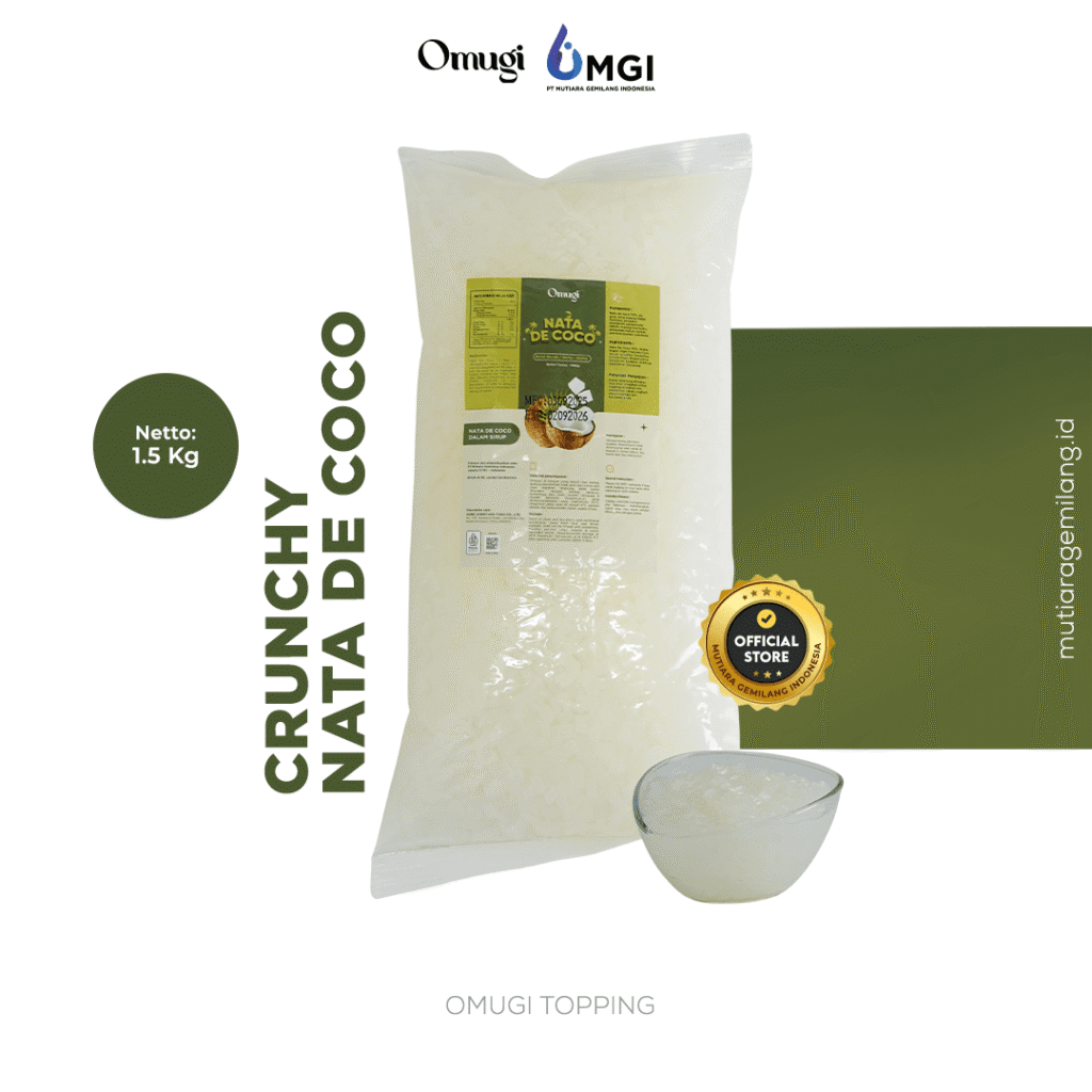 Omugi Topping Crunchy Nata De Coco