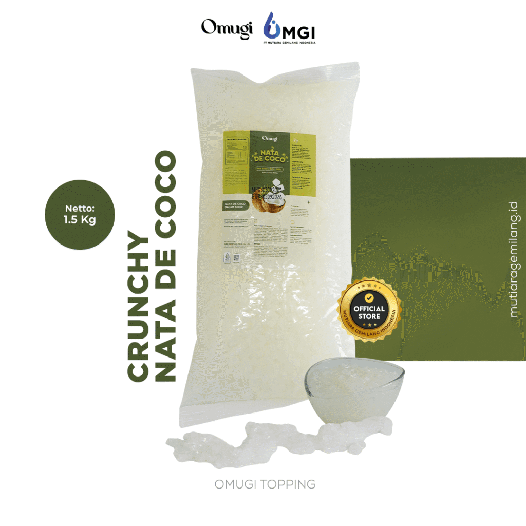 Omugi Topping Crunchy Nata De Coco