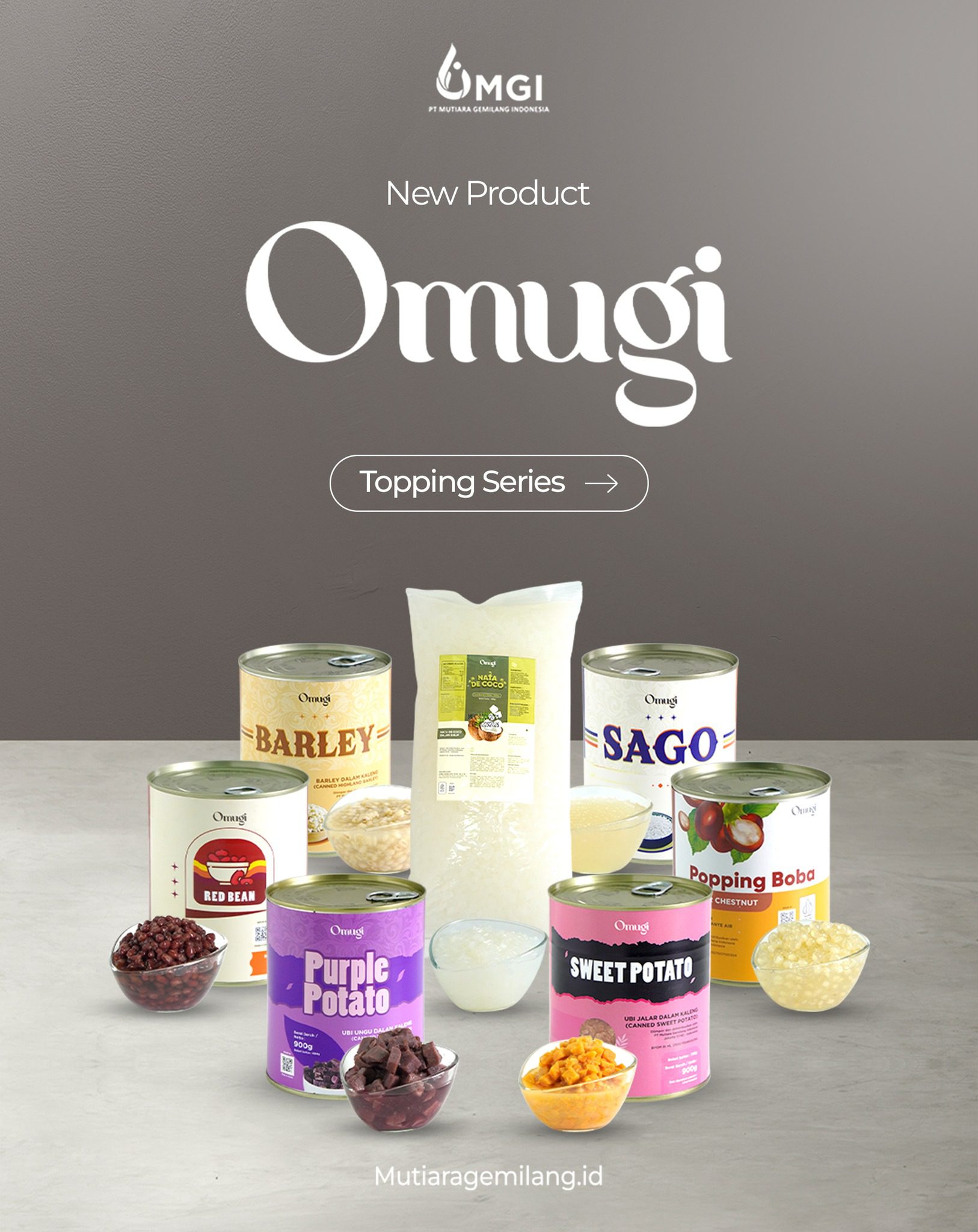 Read more about the article Topping OMUGI, 7 Topping Premium Baru untuk Kreasi Minuman & Dessert yang Menggugah Selera