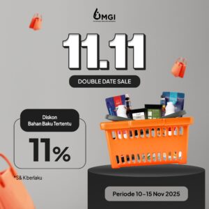 Read more about the article Promo 11.11 PT MGI | Bahan Baku Minuman, Snack & Topping Minuman Diskon 11% !