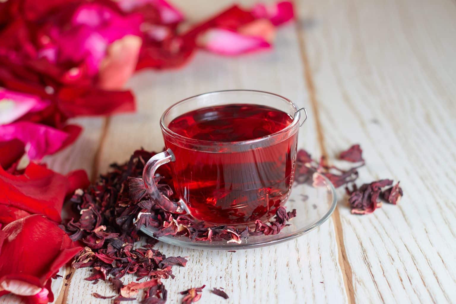 10 Contoh Minuman Sehat - Hibiscus-Tea-budleaf.com