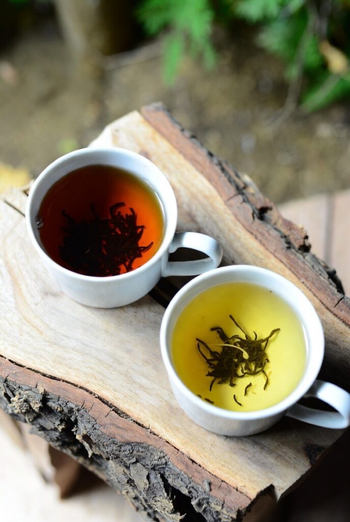 Prebiotik Alami, Green Tea dan Black Tea