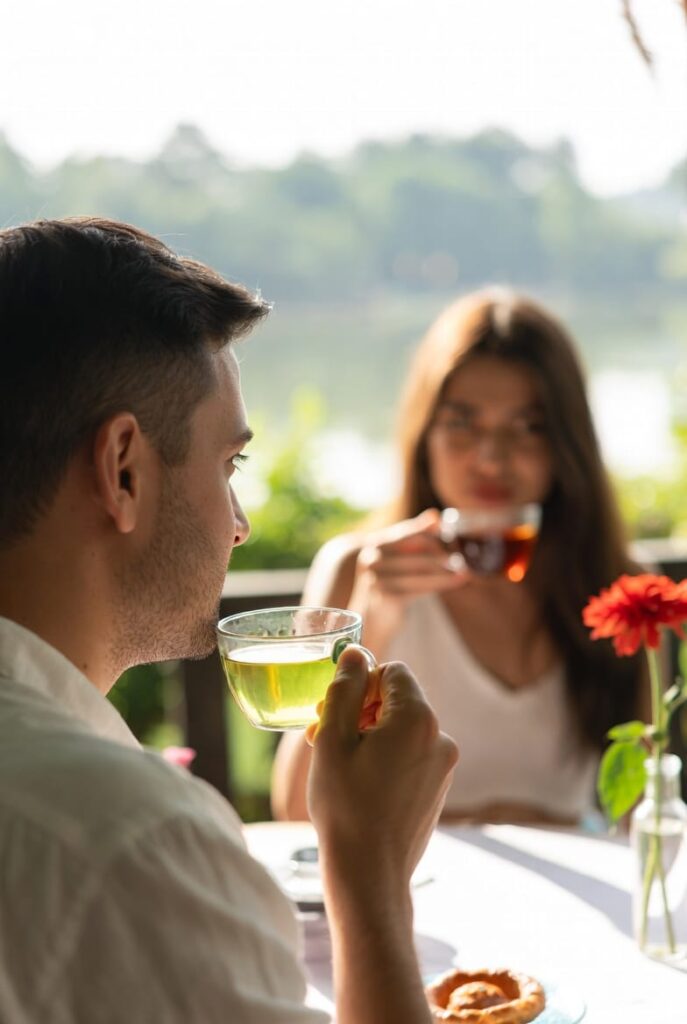 Minum Prebiotik Green Tea dan Black Tea