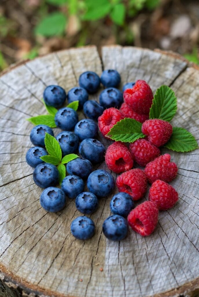 Prebiotik Buah Blueberry dan Raspberry