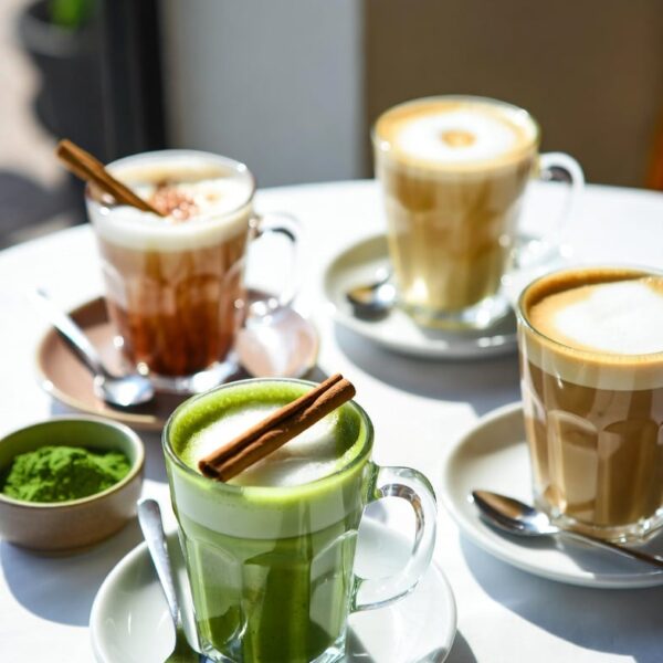 hot tea latte variasi