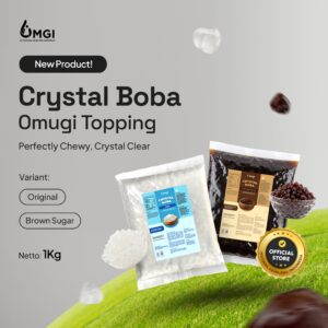 Read more about the article OMUGI Crystal Boba, 2 Produk Toping Minuman Terbaru PT MGI