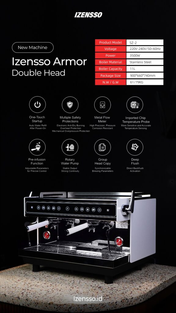 Izensso Armor Coffee Machine Double