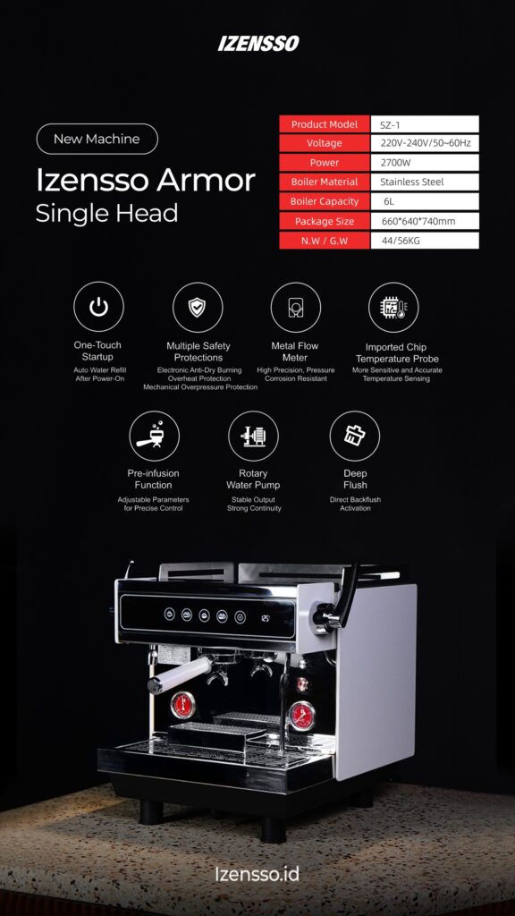 Izensso Armor Coffee Machine Single