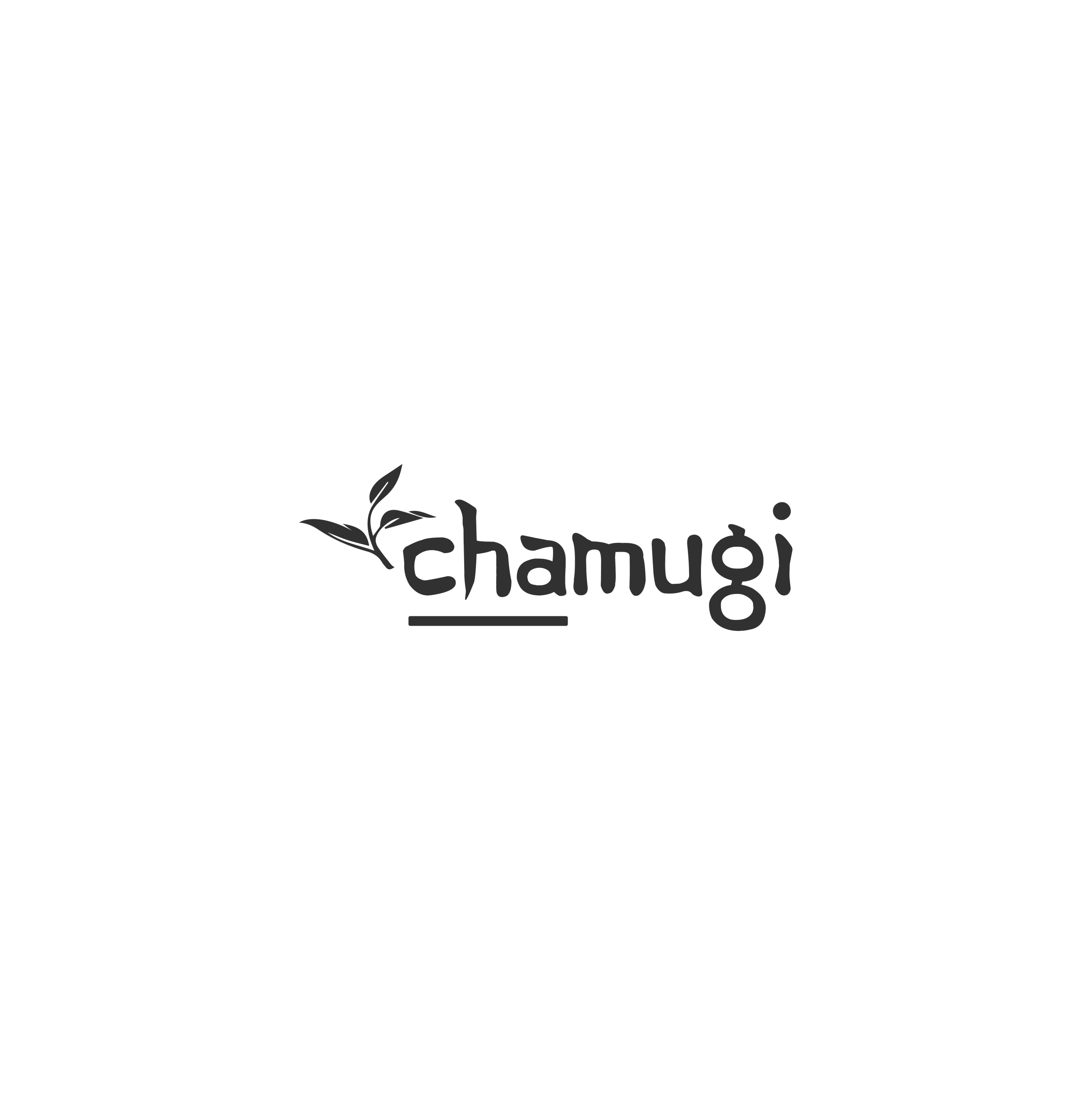 Chamugi Logo BW