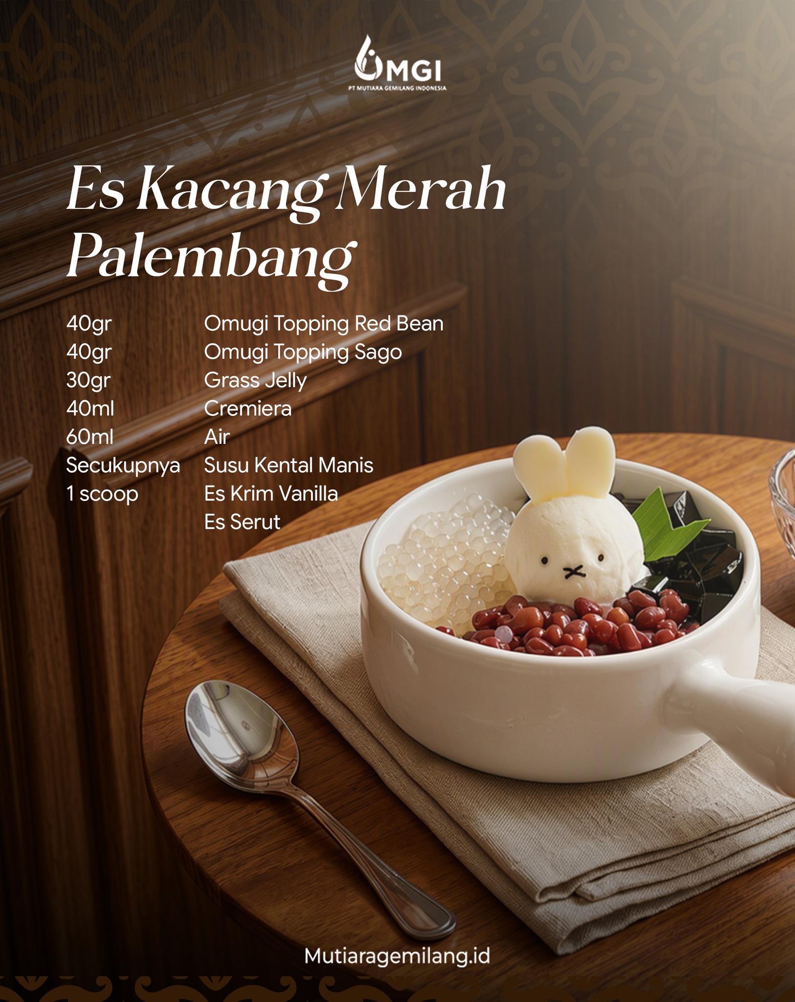 Es Kacang Merah Palembang