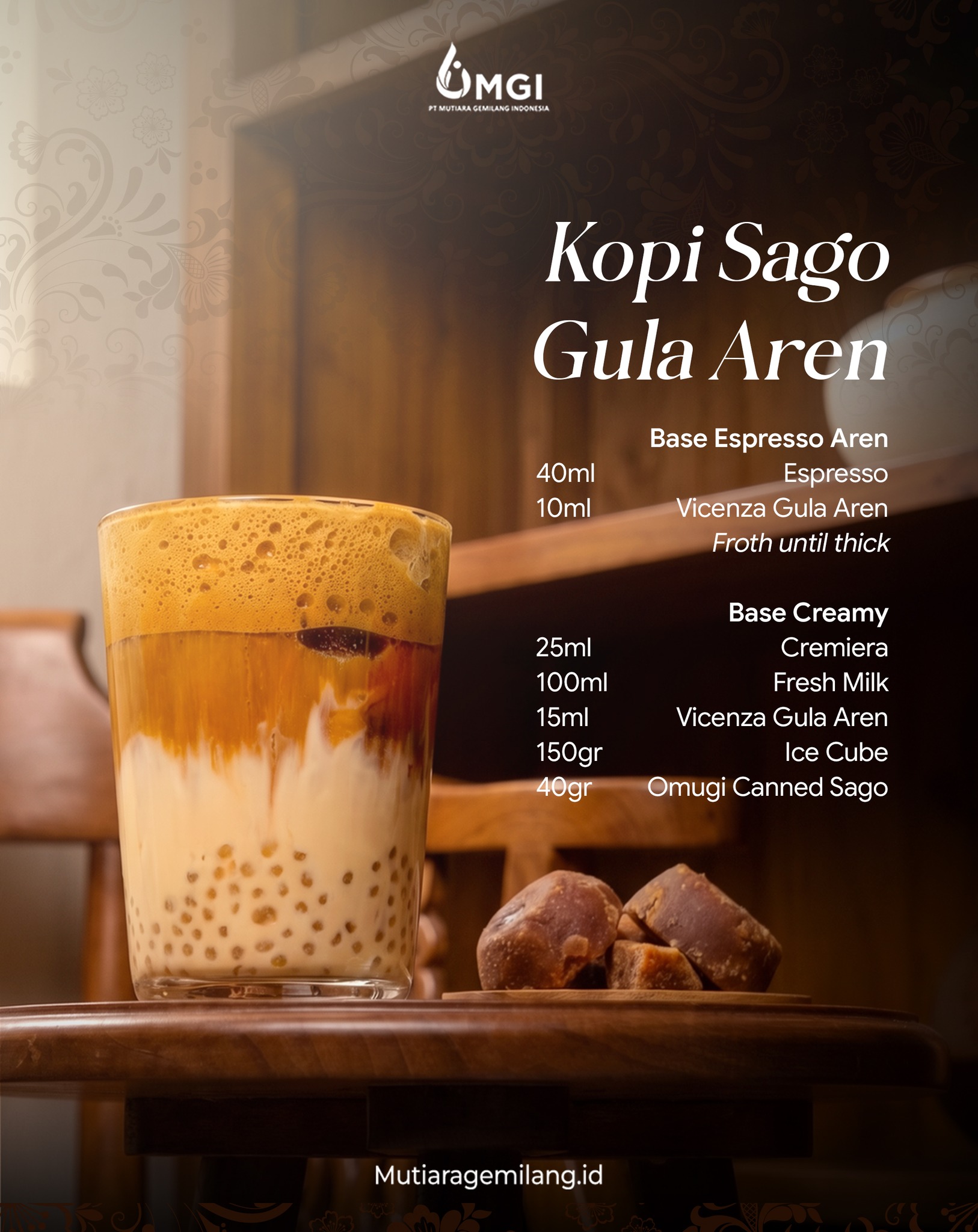 Kopi Sago Gula Aren