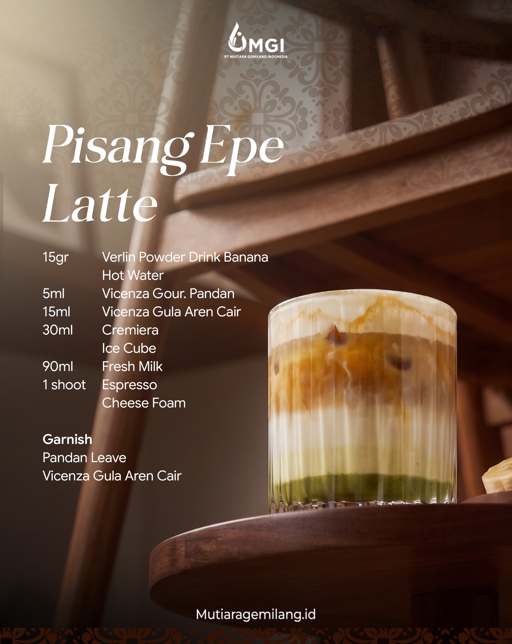 Pisang Epe Latte